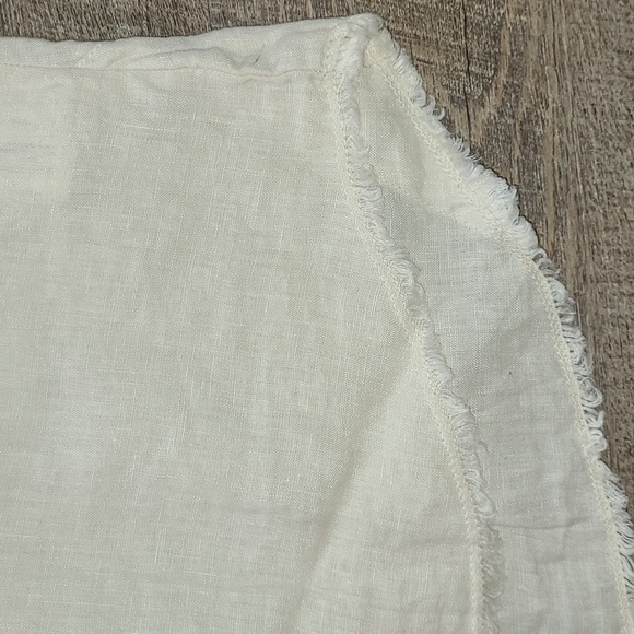 Cloth & Stone Button Down Linen Top - Natural - Picture 11 of 13